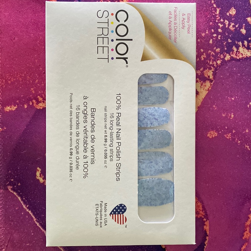 *Retired Color Street Ice Castle nail polish strips